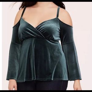NWOT Velvet top